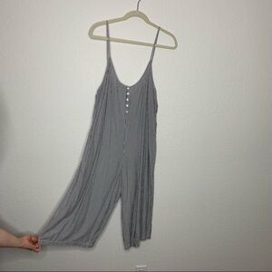 Anthropologie Cloth & Stone Wide Leg Jumpsuit